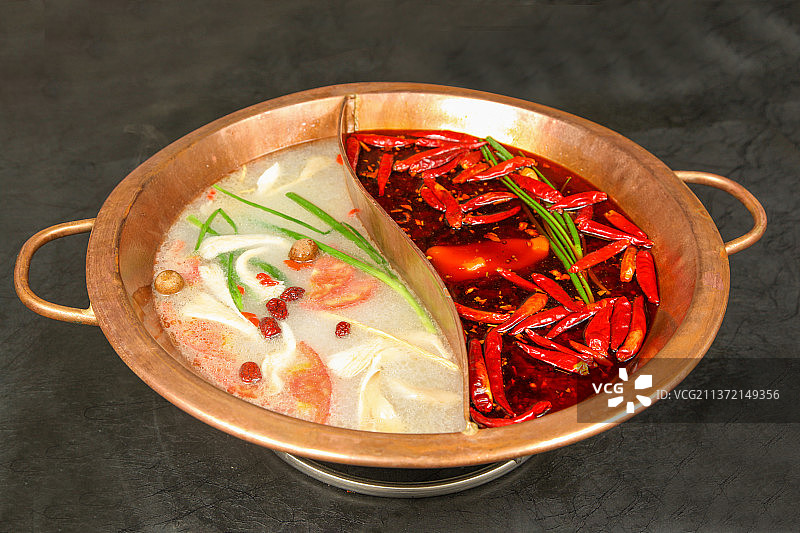 中餐美食-火锅汤底图片素材