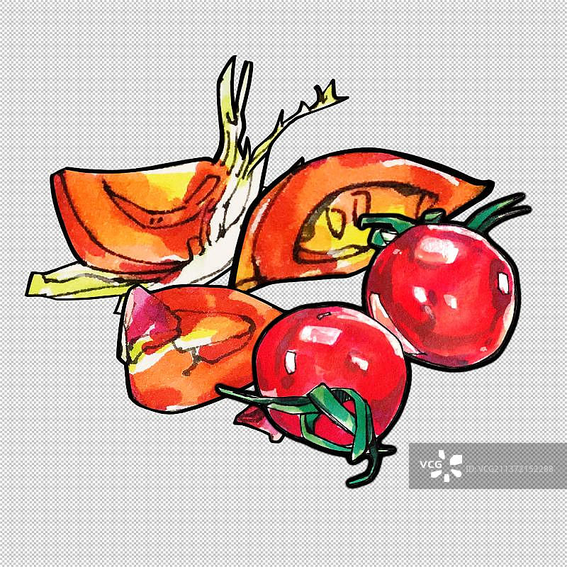 圣女果 番茄 西红柿 新鲜水果多汁维生素营养均衡图片素材