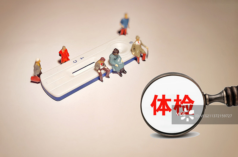创意配图：体检 健康检查图片素材