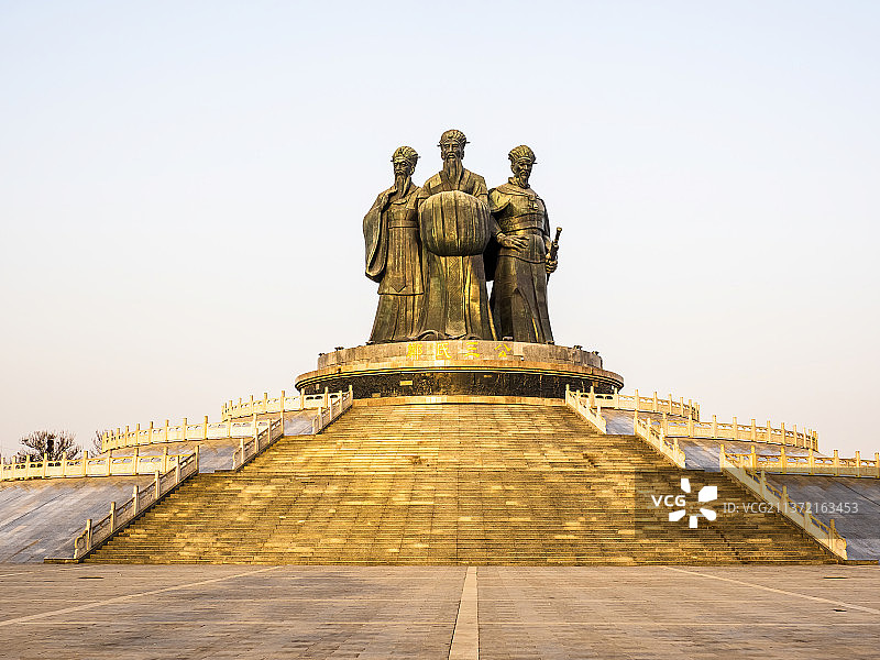 河南 郑州 荥阳 郑氏三公像图片素材