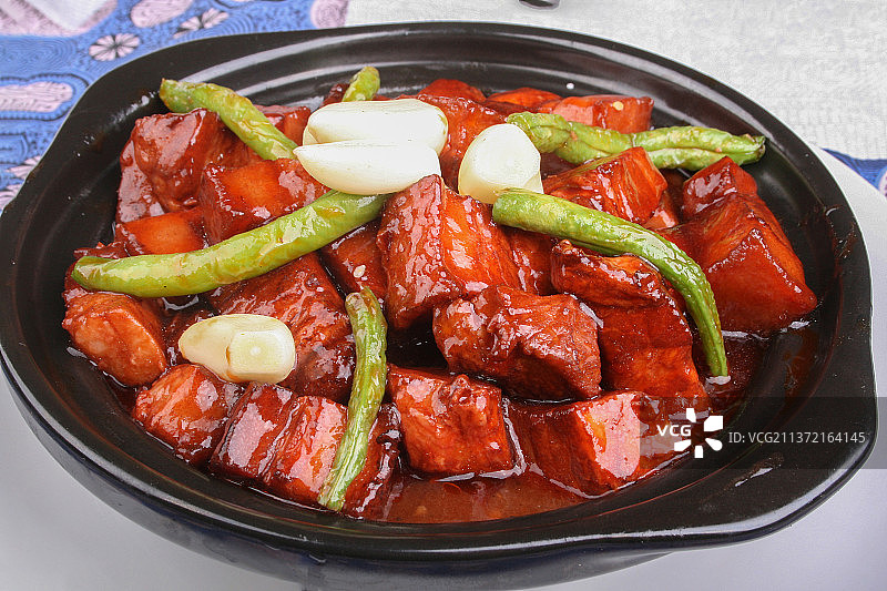 中餐美食-红烧肉图片素材