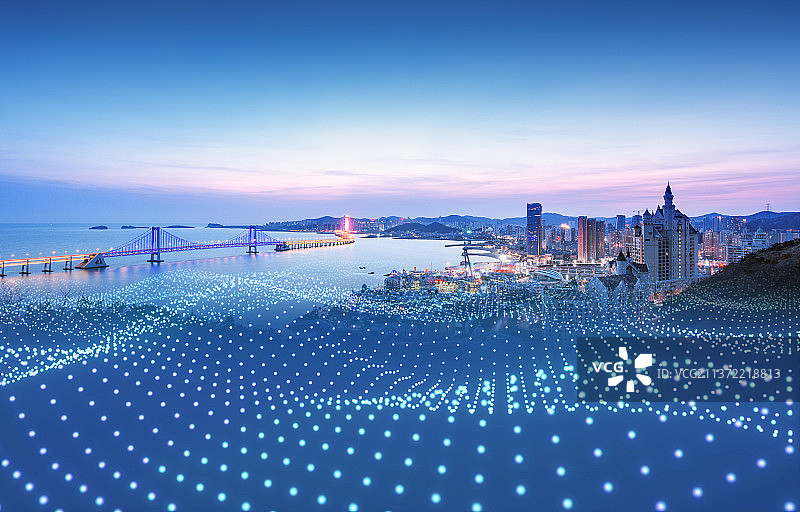 科技城市概念图片素材