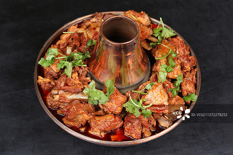 中餐美食-红焖羊排图片素材