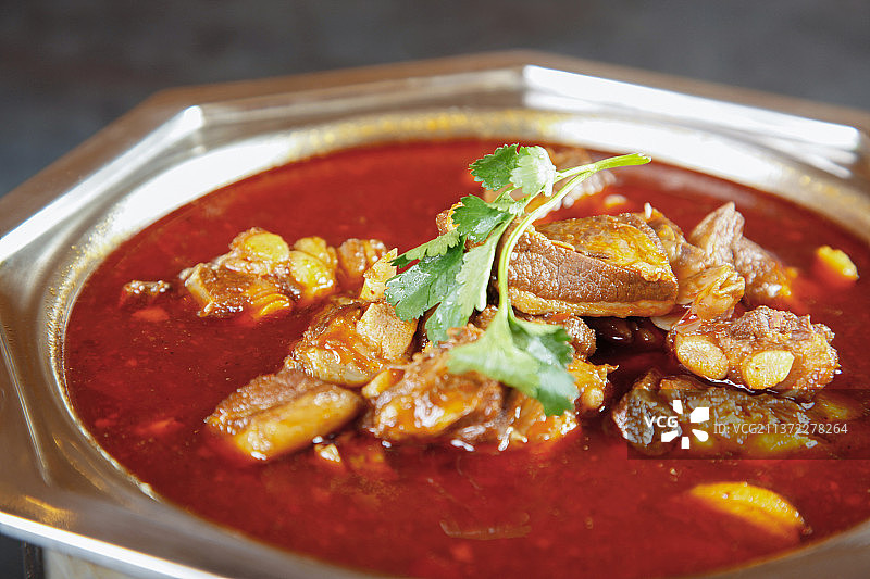 中餐美食-红焖羊排图片素材