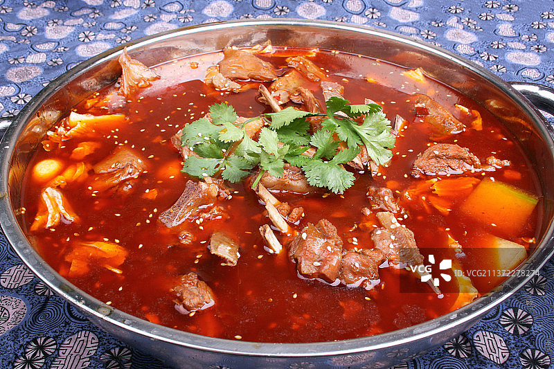 中餐美食-红焖羊排图片素材