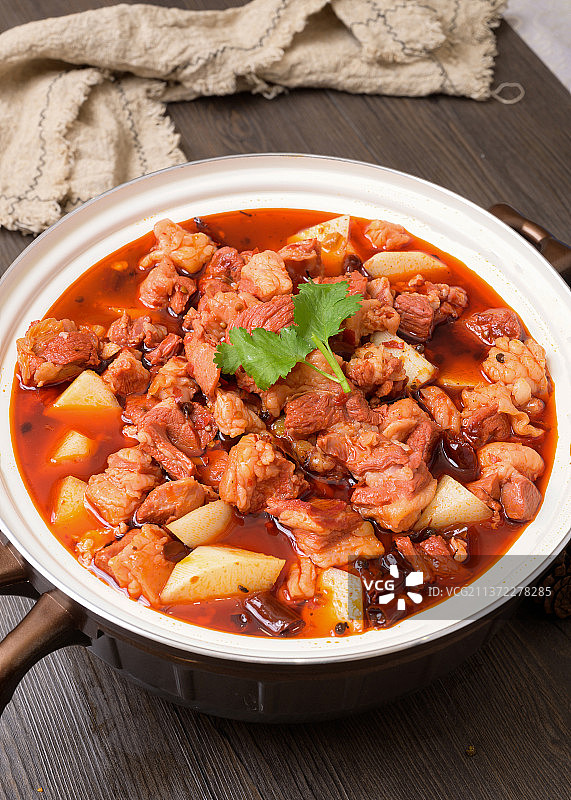 中餐美食-红焖羊排图片素材