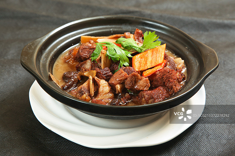 中餐美食-红焖羊排图片素材