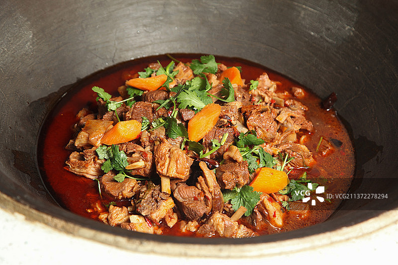 中餐美食-红焖羊排图片素材