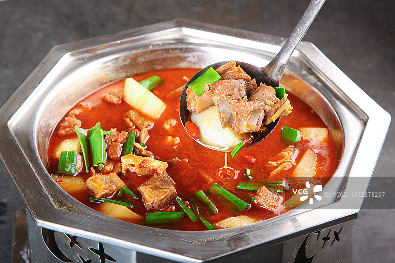 中餐美食-红焖羊排图片素材