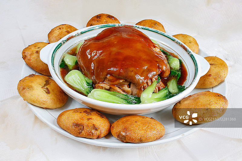 中餐美食-红扒肘子图片素材