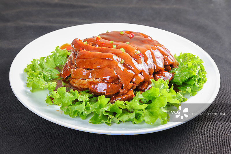 中餐美食-红扒肘子图片素材
