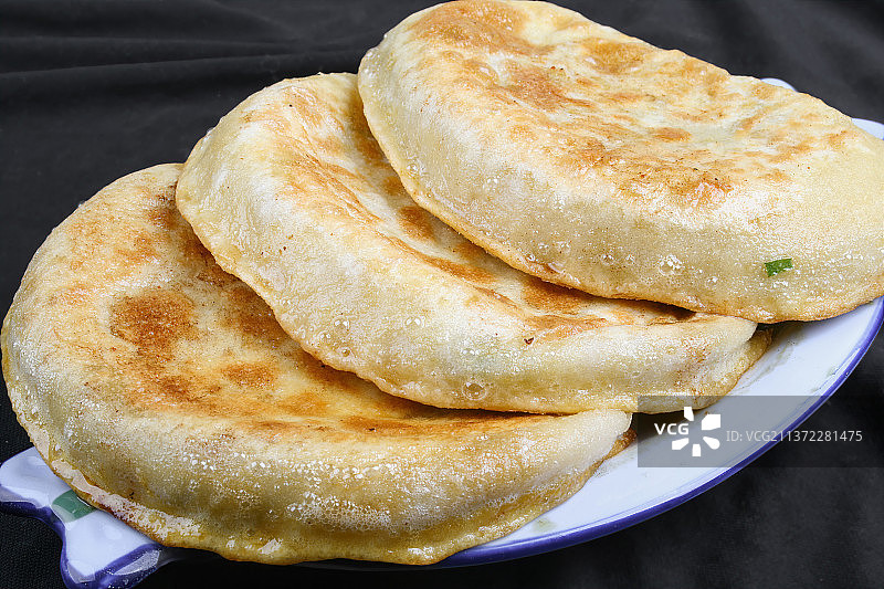 中餐美食-韭菜盒子图片素材