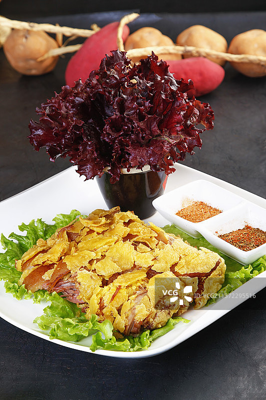 中餐美食-锅包肘子图片素材