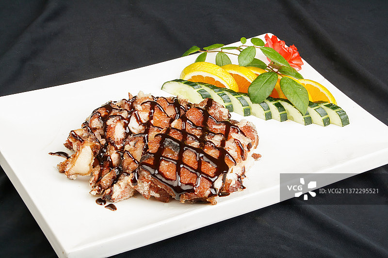 中餐美食-锅包肘子图片素材