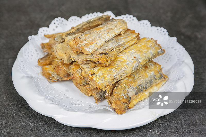 中餐美食-干炸带鱼图片素材