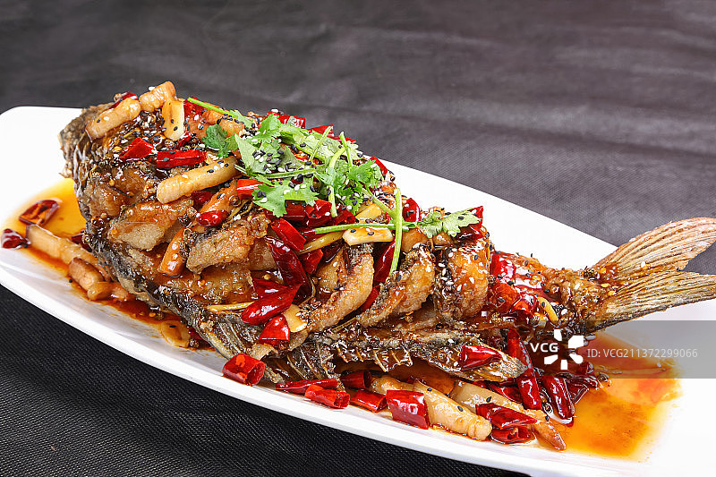 中餐美食-干烧鱼图片素材