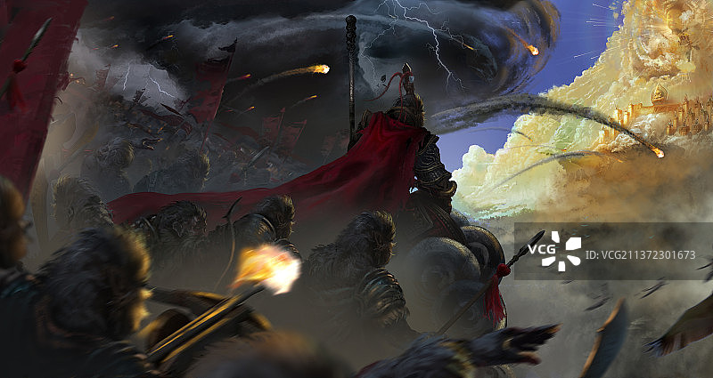 孙悟空大闹天宫图片素材