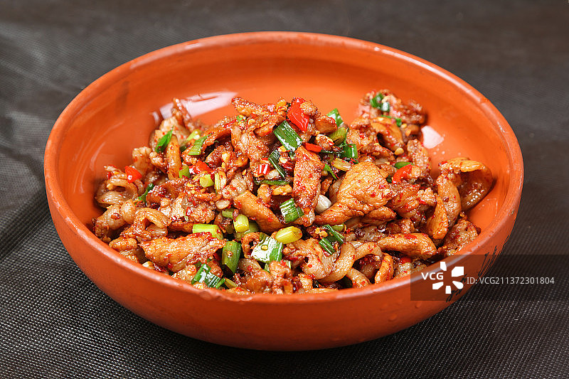 中餐美食-干椒小炒肉图片素材