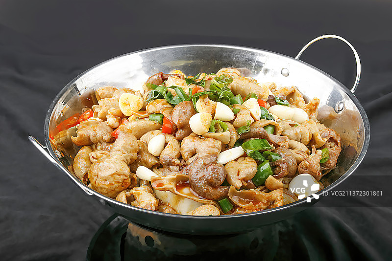 中餐美食-干锅肥肠图片素材