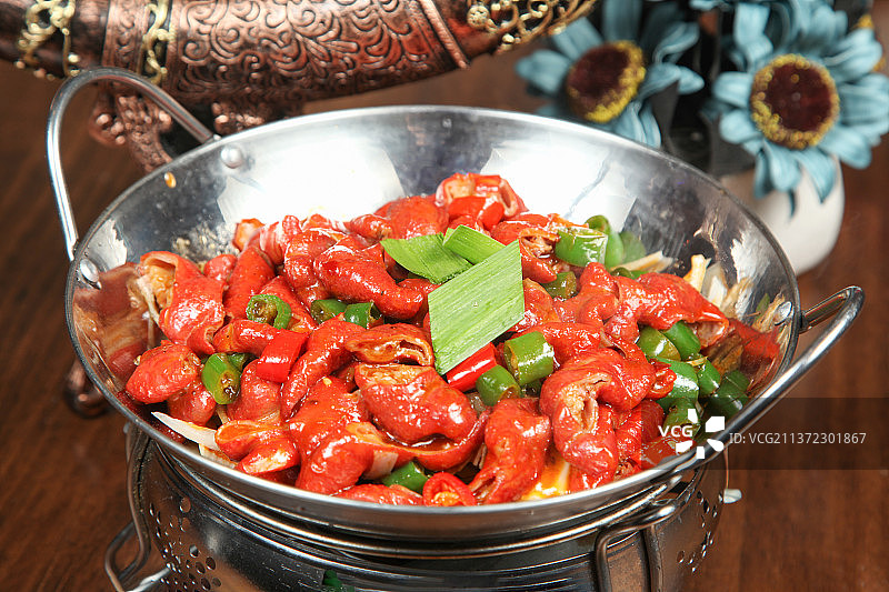 中餐美食-干锅肥肠图片素材