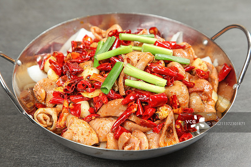中餐美食-干锅肥肠图片素材