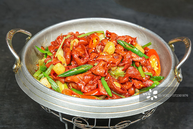 中餐美食-干锅肥肠图片素材