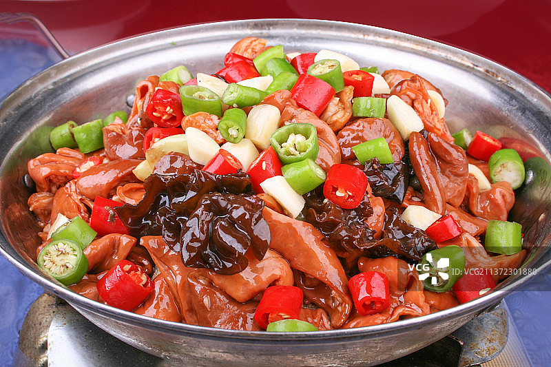 中餐美食-干锅肥肠图片素材