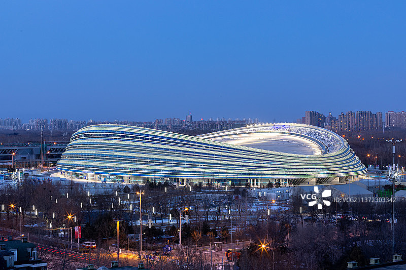 国家速滑馆图片素材