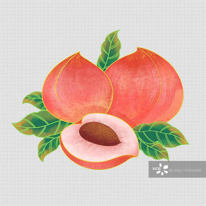 水蜜桃特写图片素材