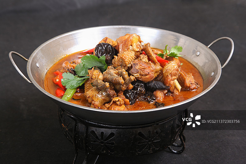中餐美食-干锅鸡块图片素材