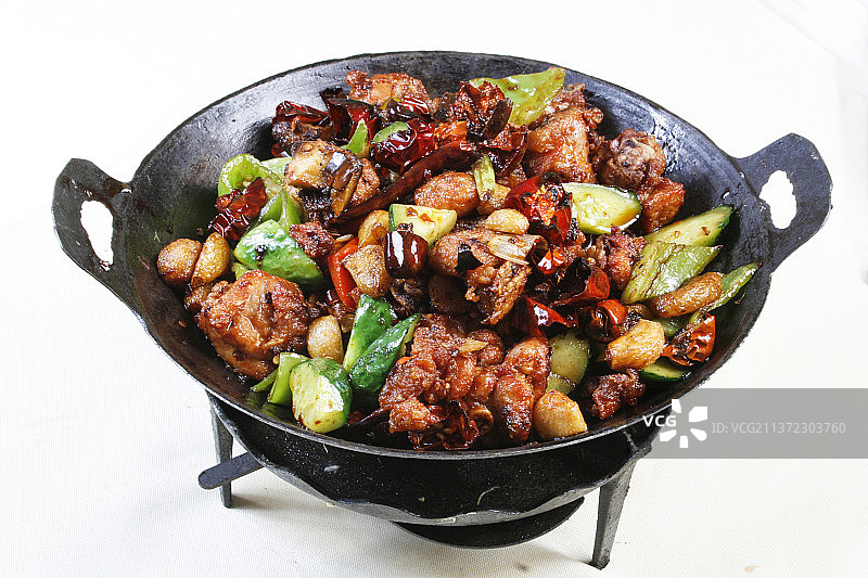 中餐美食-干锅鸡块图片素材
