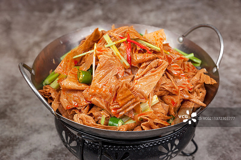 中餐美食-干锅豆皮图片素材