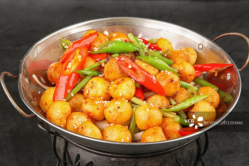 中餐美食-干锅小土豆图片素材