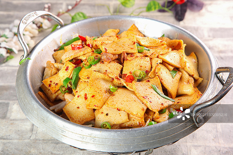 中餐美食-干锅千页豆腐图片素材