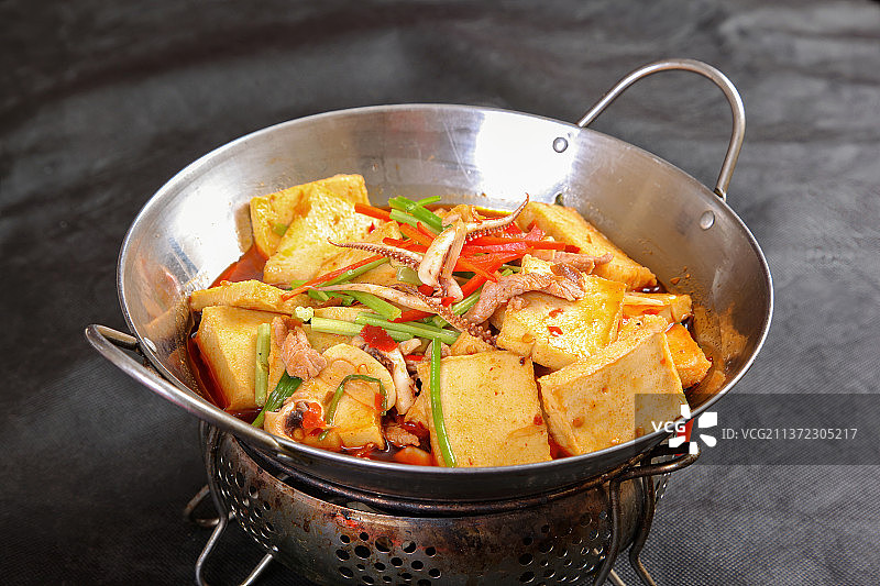 中餐美食-干锅千页豆腐图片素材