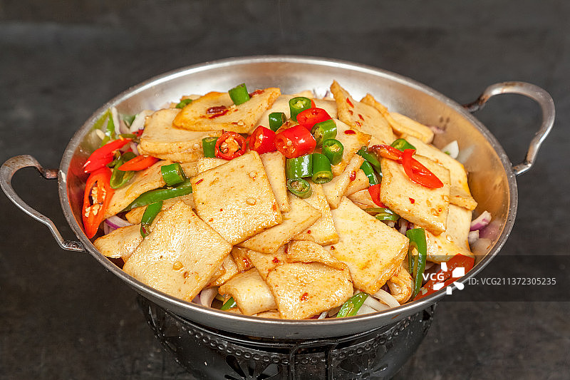 中餐美食-干锅千页豆腐图片素材