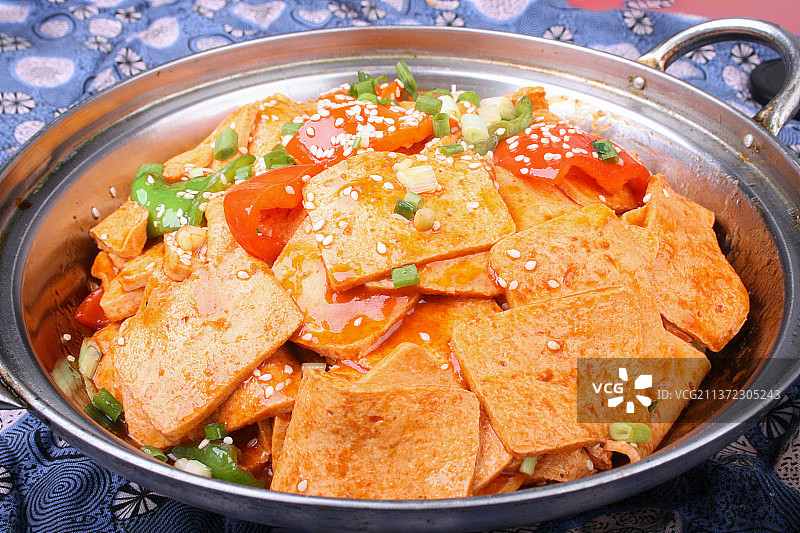 中餐美食-干锅千页豆腐图片素材