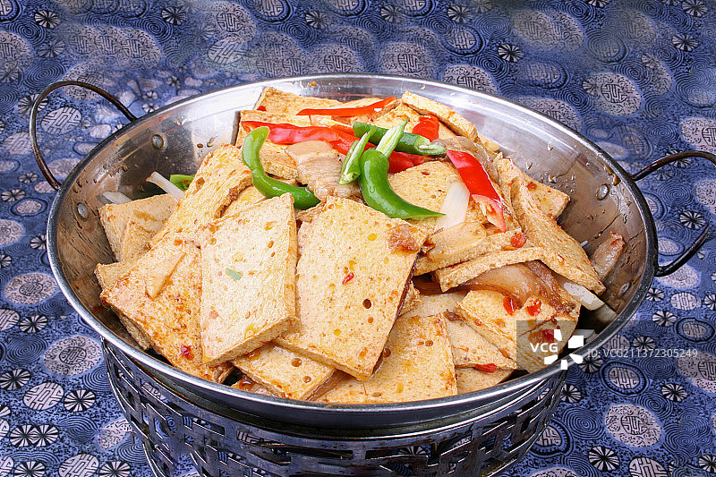中餐美食-干锅千页豆腐图片素材