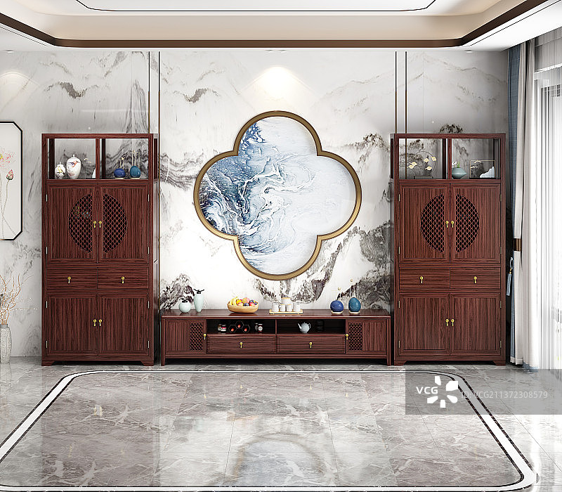 空间设计中国风家居图片素材