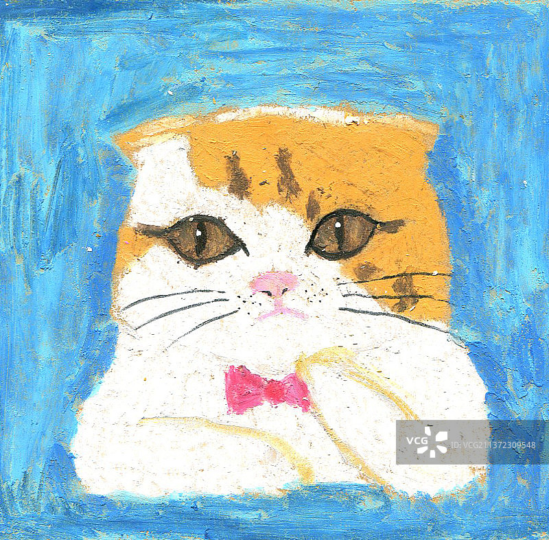 油画棒猫猫系列图片素材