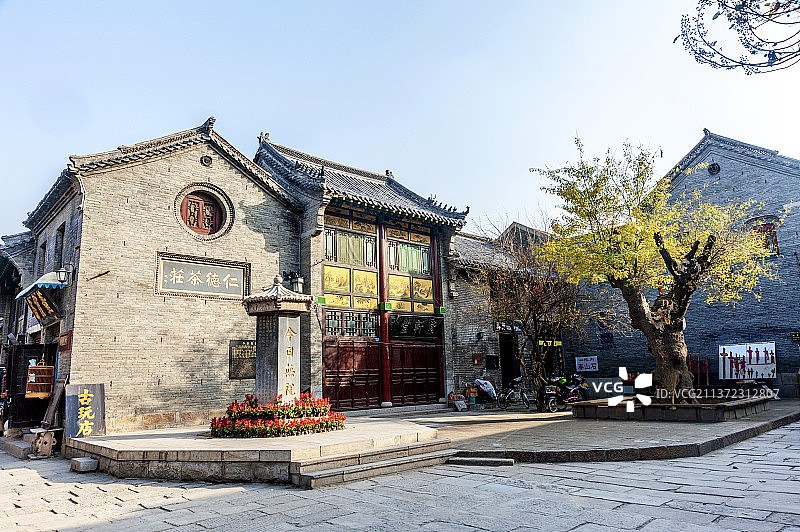 中国山东淄博周村古商城图片素材