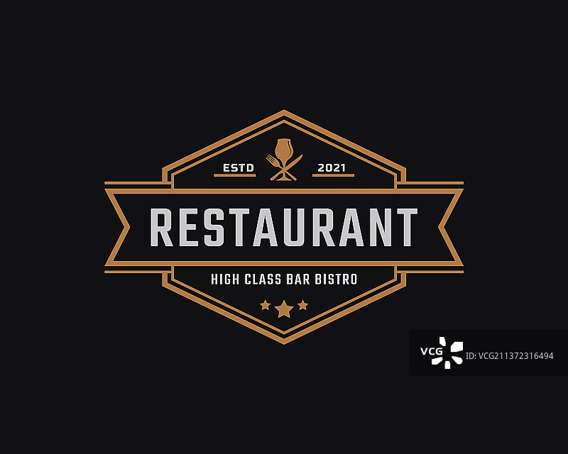 复古葡萄酒标签徽章图片素材