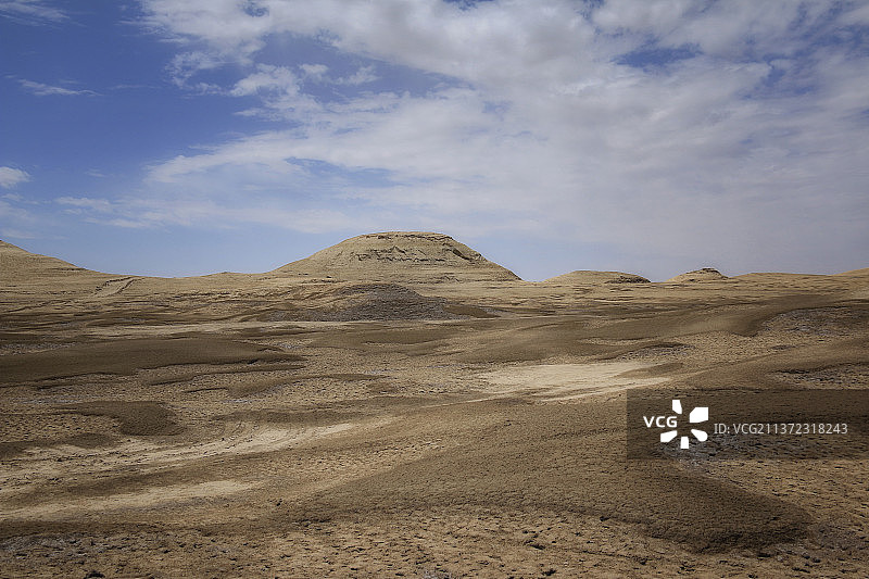 青海魔鬼城雅丹地貌图片素材