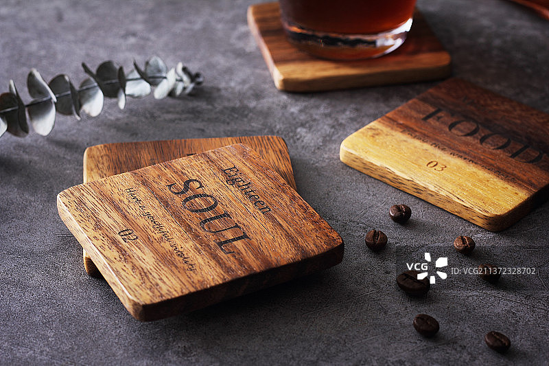相思木杯垫图片素材