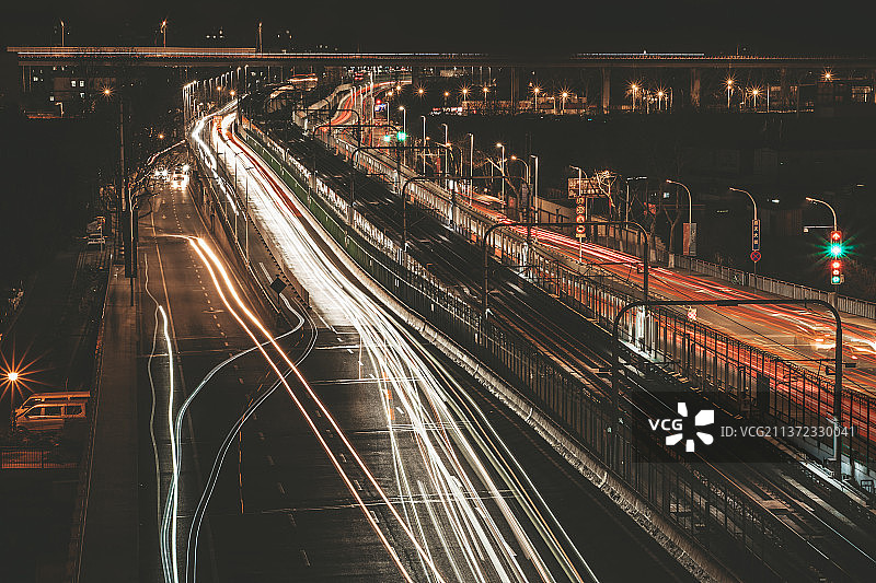 华灯初上图片素材