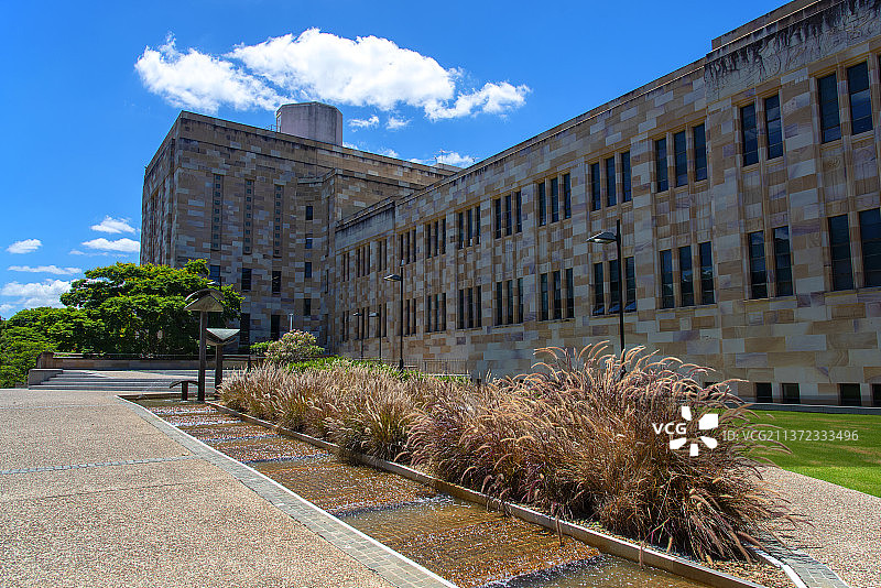澳大利亚昆士兰大学校区景色图片素材