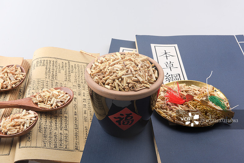 中药材白茅根图片素材