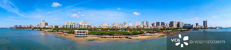 霞山区海岸线图片素材