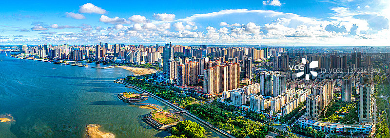 金沙湾夕照图片素材