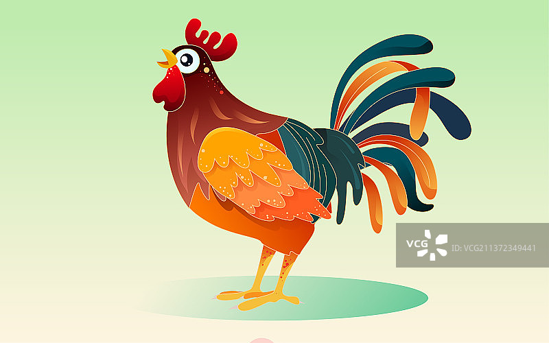 国潮美食手撕鸡插画火锅食材鸡肉菜品海报图片素材